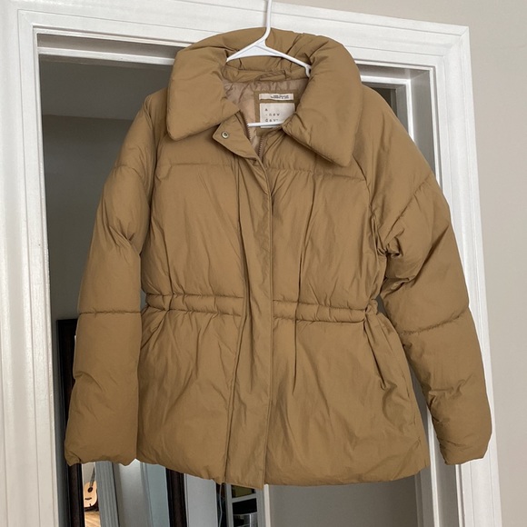 a new day Jackets & Coats Camel Puffer Jacket Poshmark